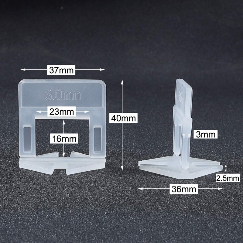 Xgunion Tile Leveling System Clips - 400 Pcs Clips(1/8" (3mm)) - Image 2